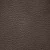 chocolate colored leather swatch